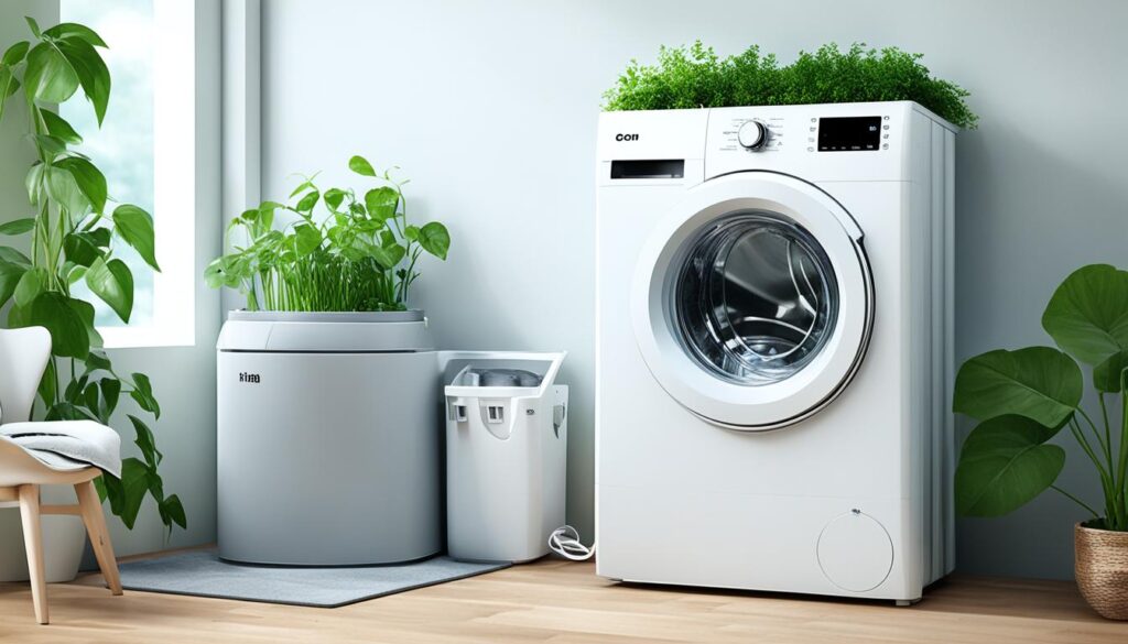 Wassersparende Waschmaschinen